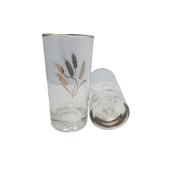 Vintage Homer Laughlin Wheat Pattern Drink Glass Set - Picture 10 of 10